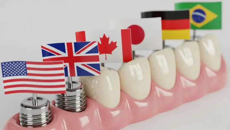 Diş implantı markaları ve üretim ülkeleri hakkında bilgilendirici görsel
